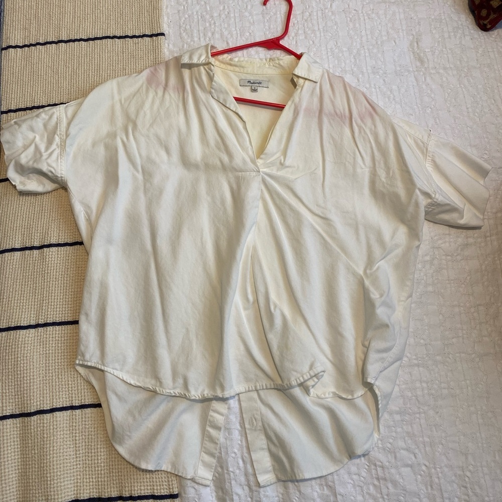 Madewell Short Sleeve Popover shirt